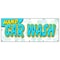 Signmission HAND CAR WASH BANNER SIGN detail wax car wash clean auto service B-120 Hand Car Wash - alternate 1